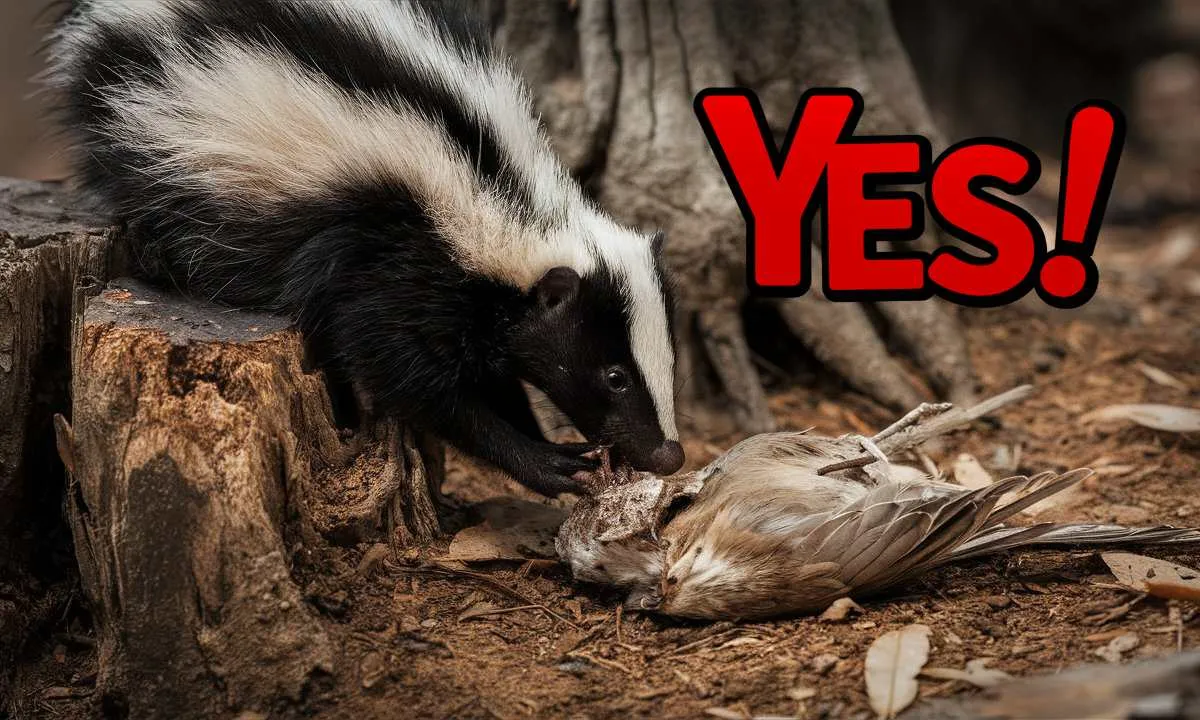 Can Skunks Eat Carrion