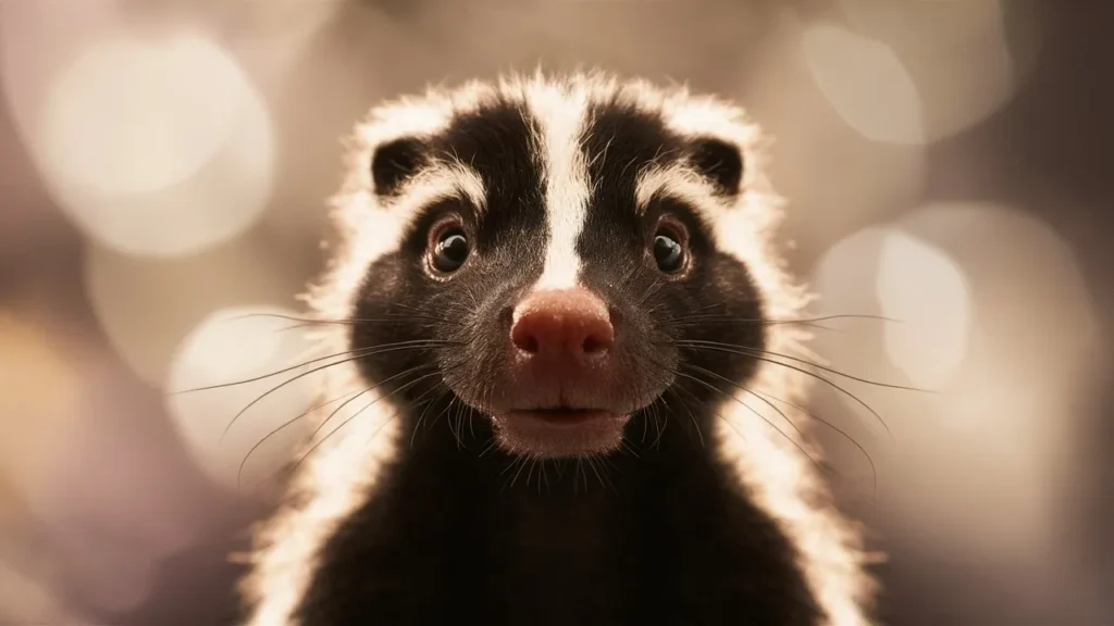 cute skunk