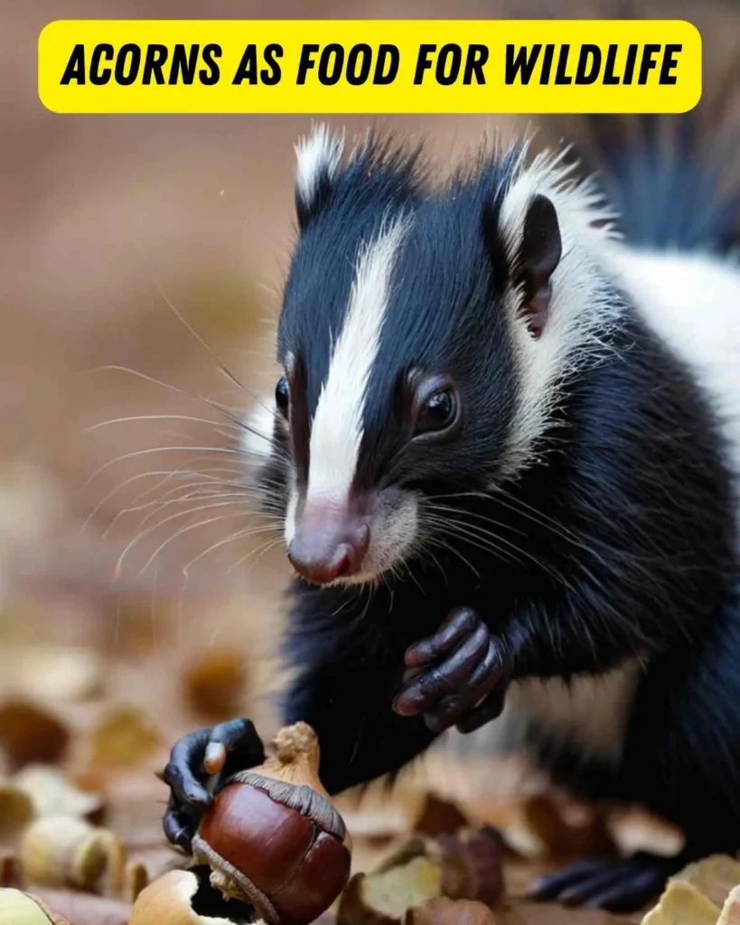 Acorns As Food For skunks