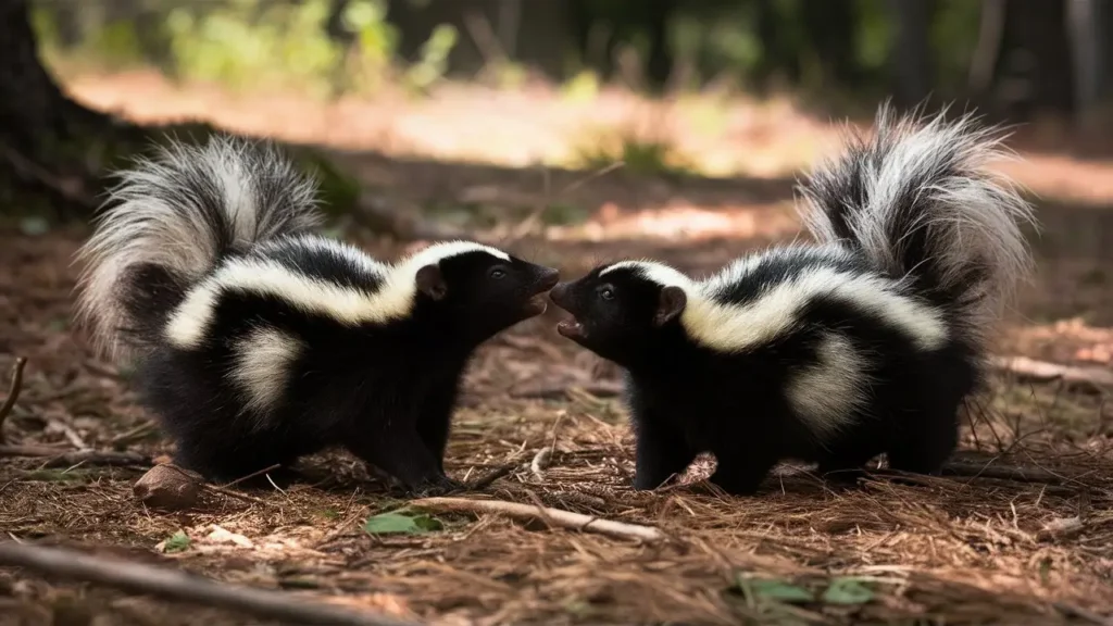 Behavior Of Striped Skunk