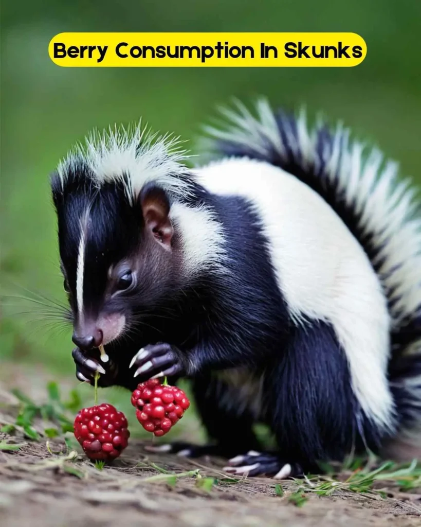 Berry Consumption In Skunks