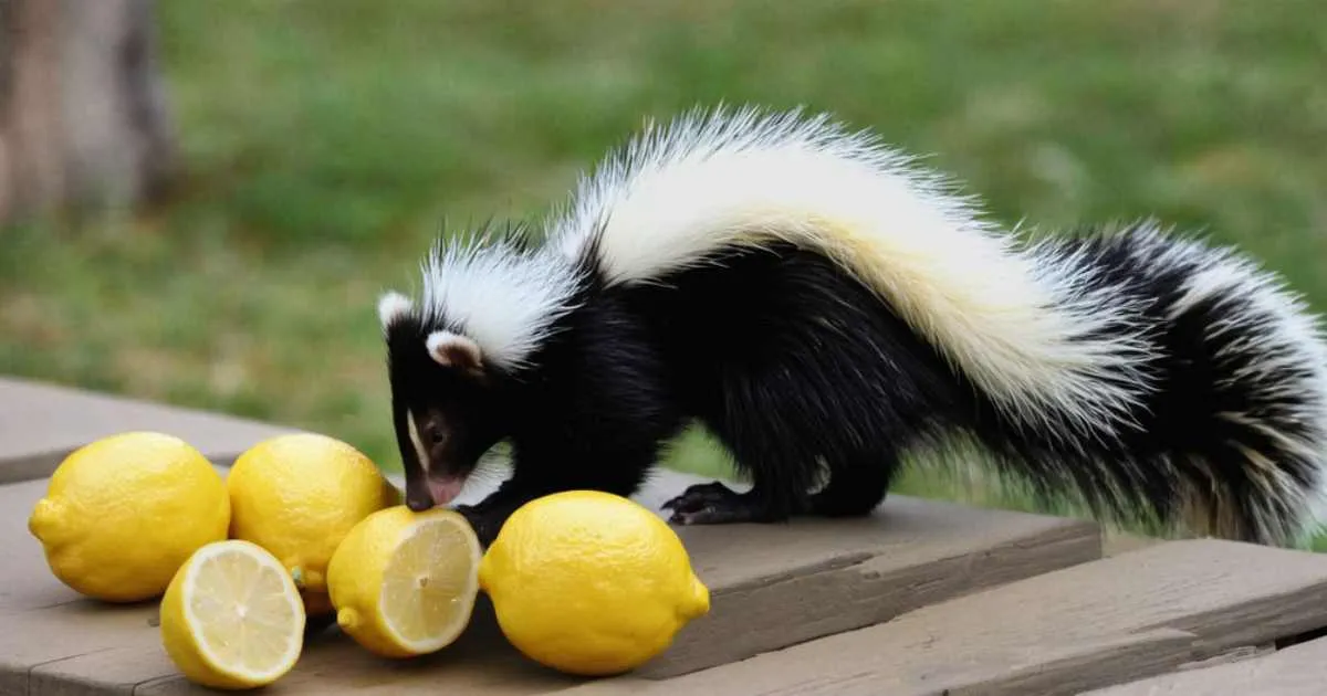 Do Skunks Eat Lemons