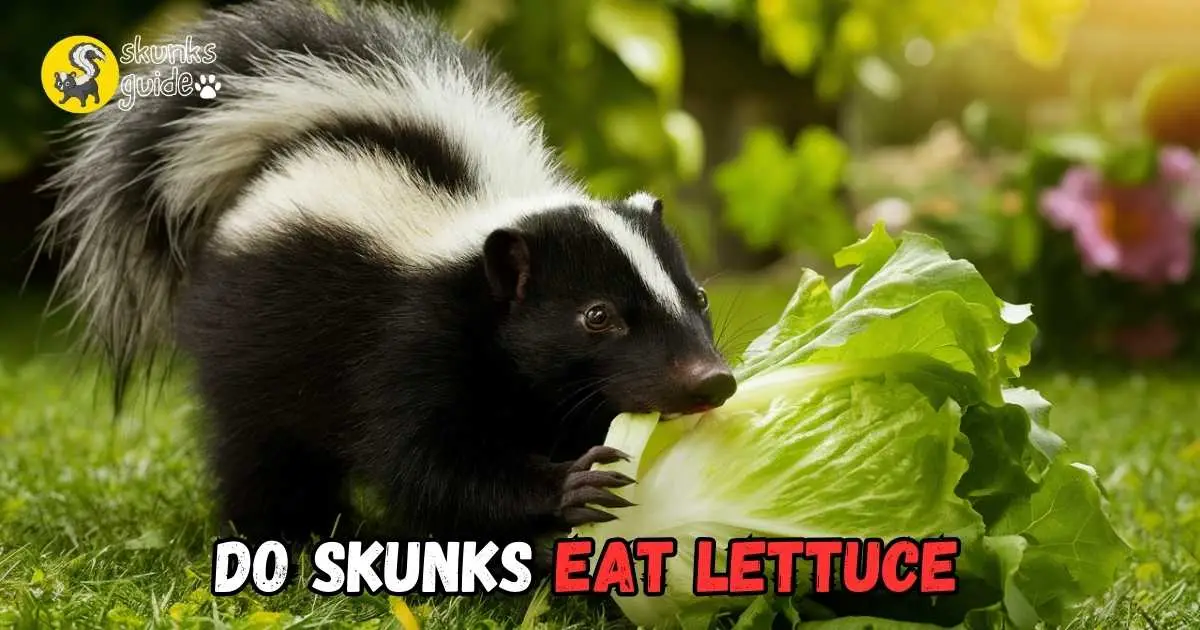 Do Skunks Eat Lettuce