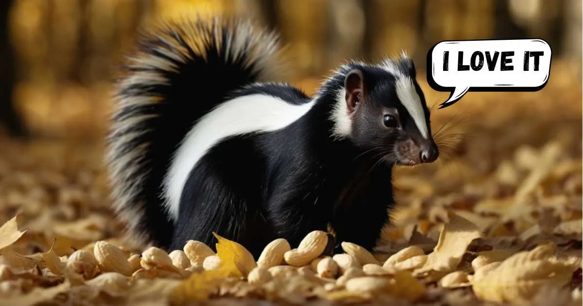 Do Skunks Eat Peanuts