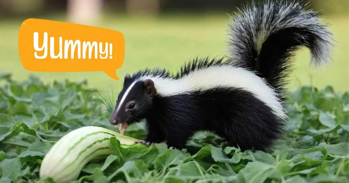 Do Skunks Eat Zucchini