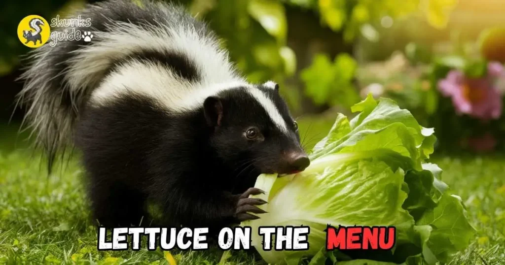 Lettuce On The Skunks Menu