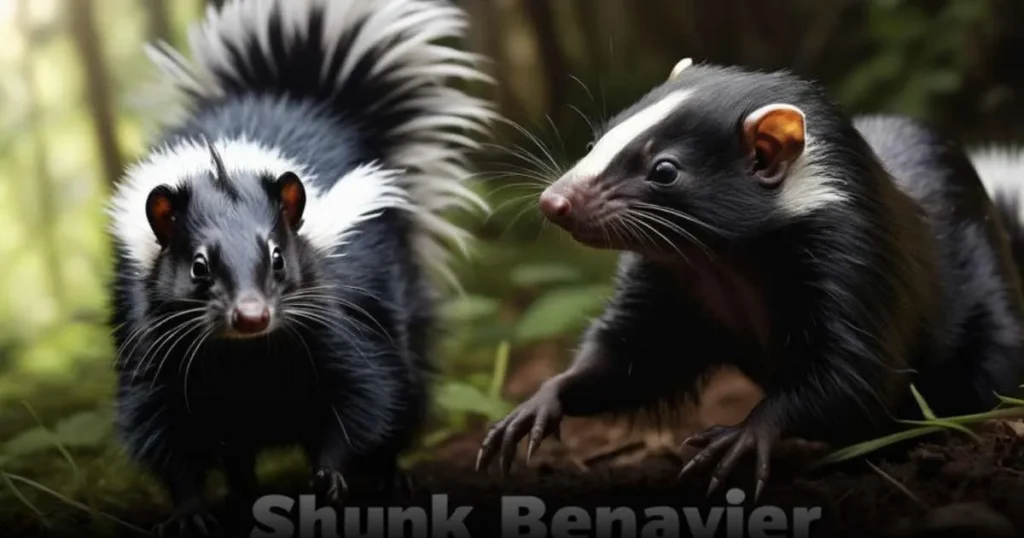 Skunk Behavior Eat Moles