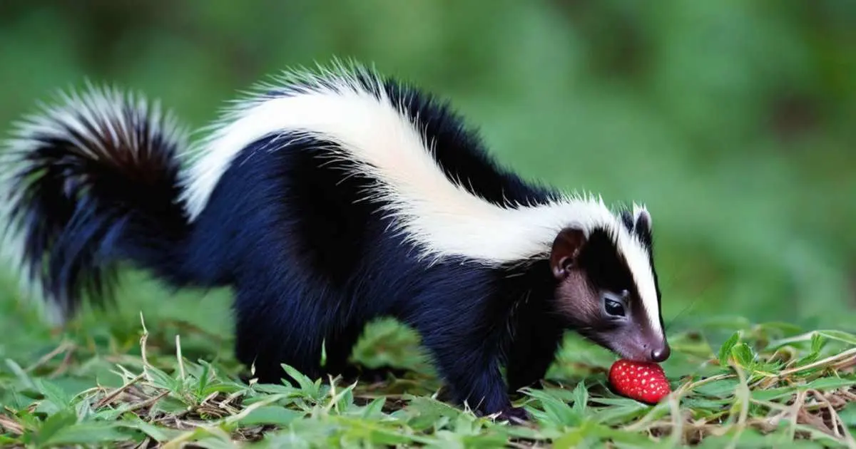 Skunks Eat Berry