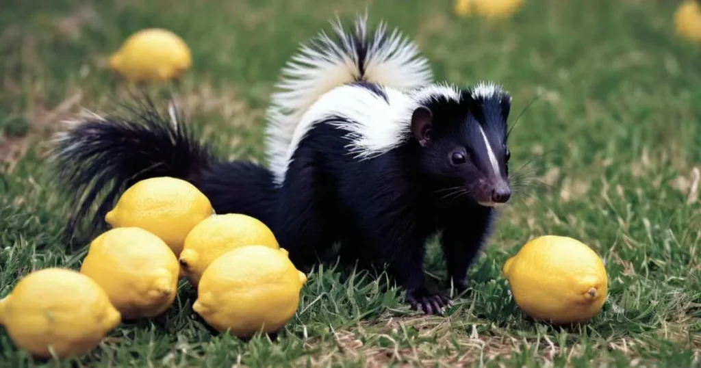 Skunks Eat Lemons