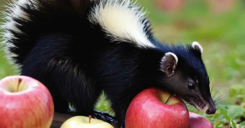 Skunks like Apples