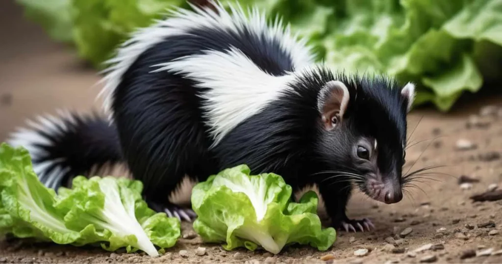 Skunks like Lettuce