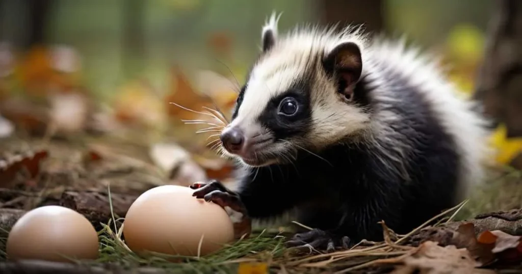 _Skunks with Chicken Eggs