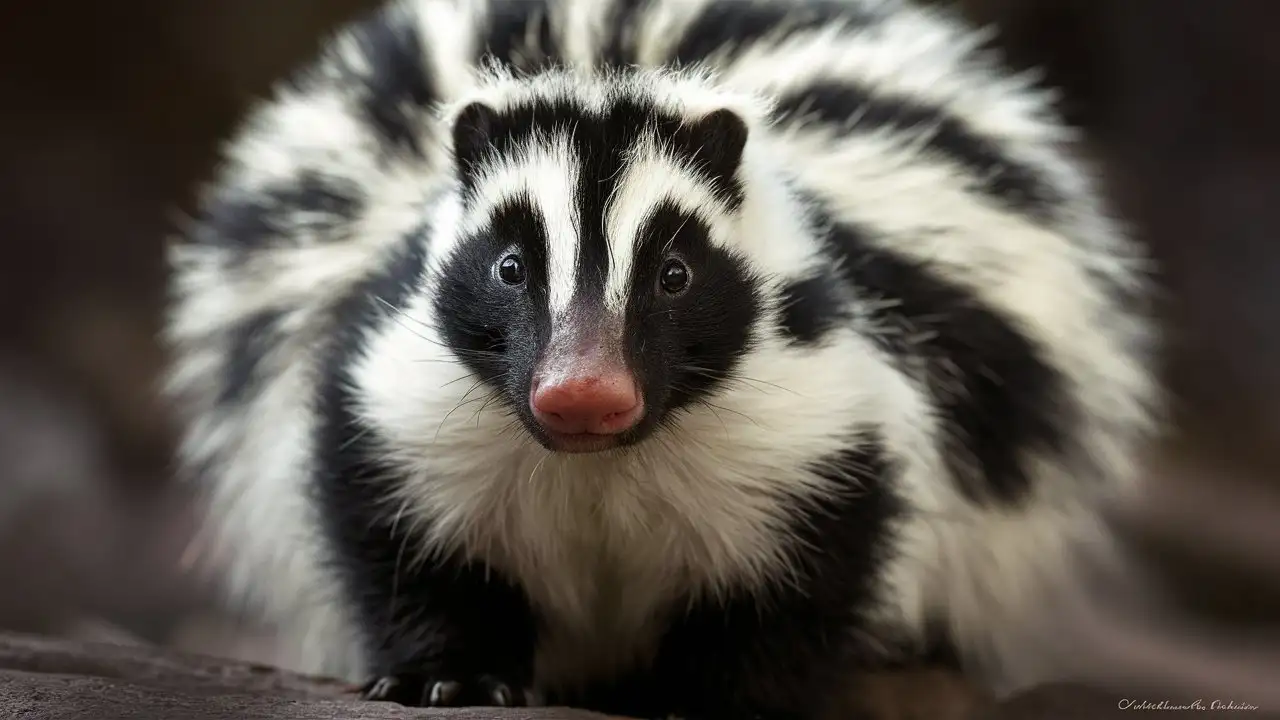 Striped Hog-Nosed Skunk