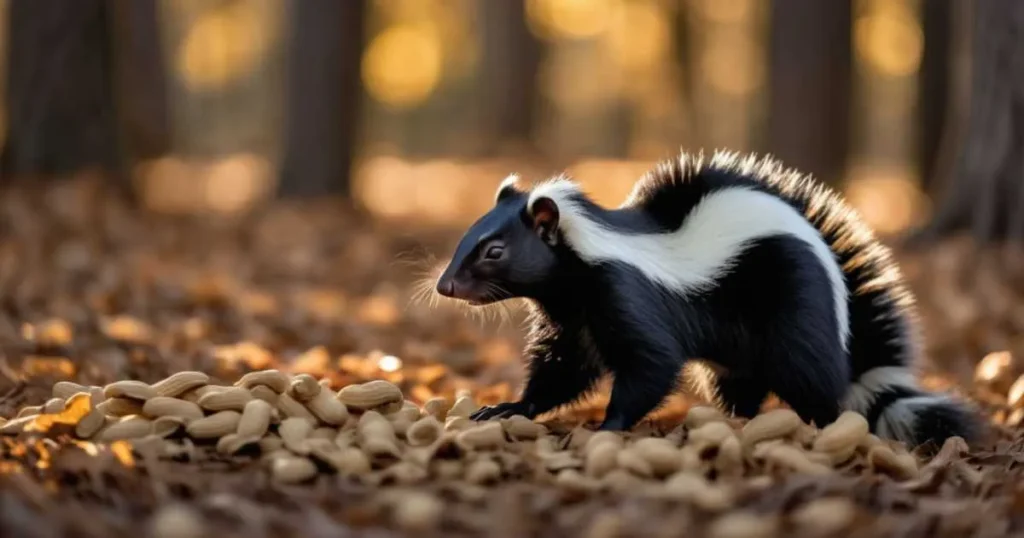 The Appeal Of Peanuts To Skunks