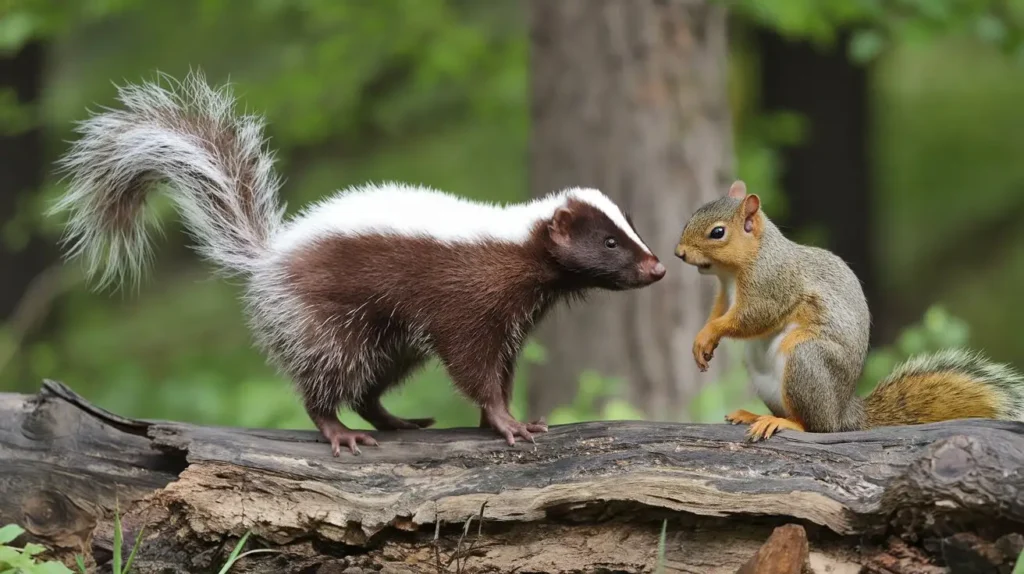 The Predatory Instincts Of Skunks and Squirrels