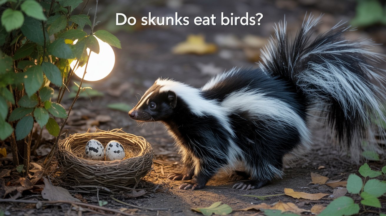 Do Skunks Eat Birds