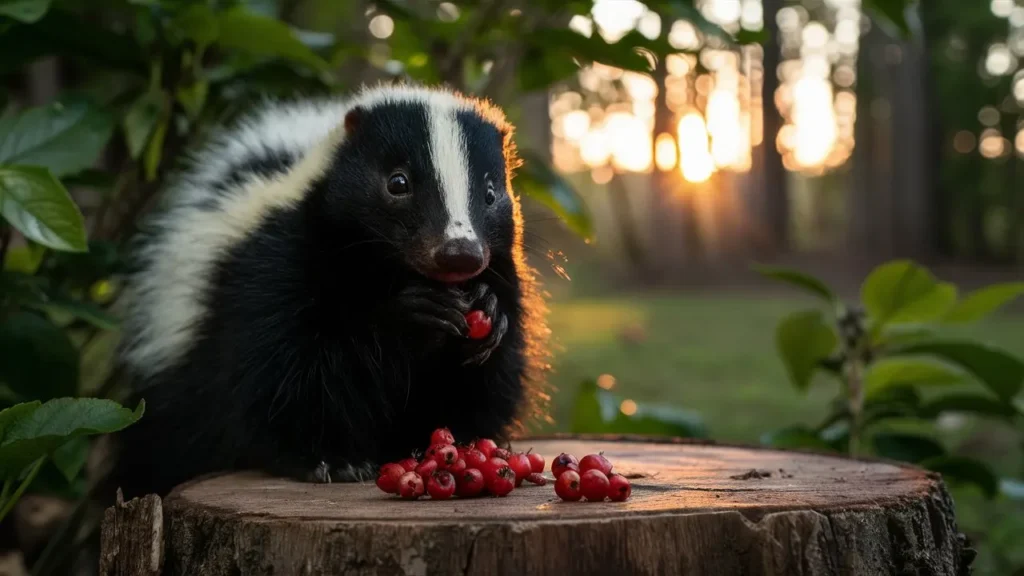 Skunks As Foragers