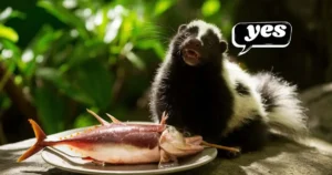 Skunks Eat Tuna