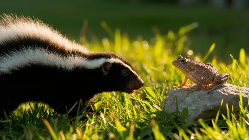 Skunks' Habitat And Toad Availability