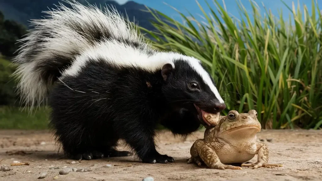 Toad's Defense Mechanisms for skunk