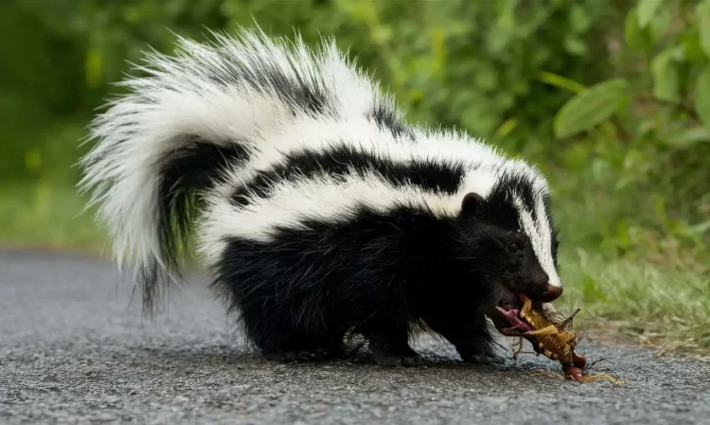 Earwigs A Potential Prey For Skunks