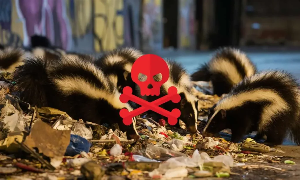 Environmental Impact Skunks From Eating Garbage