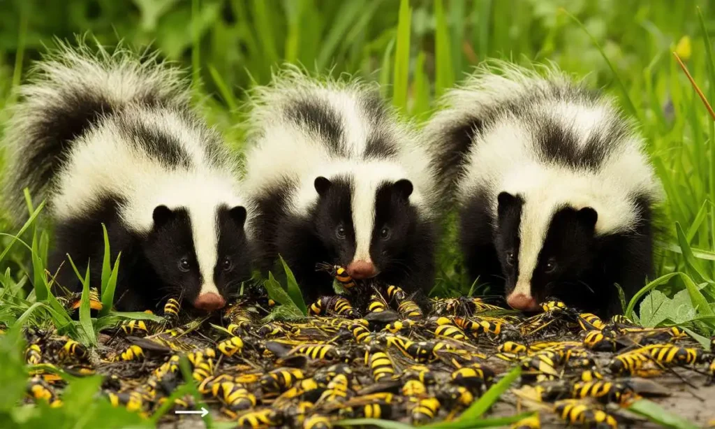 mpact On Ecosystem skunks eat wasps