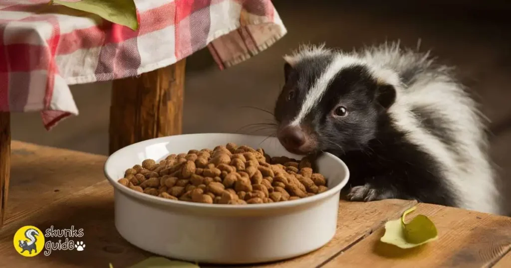 What To Do If Skunks Keep Eating Dog Food