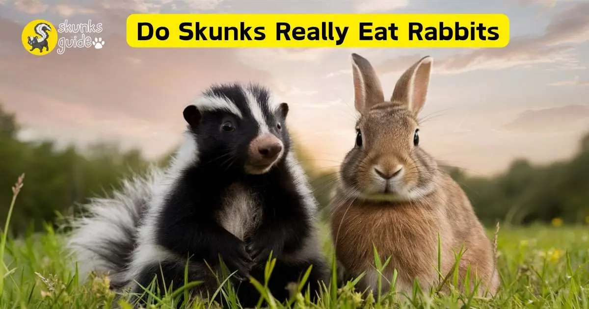 Do Skunks Eat Rabbits