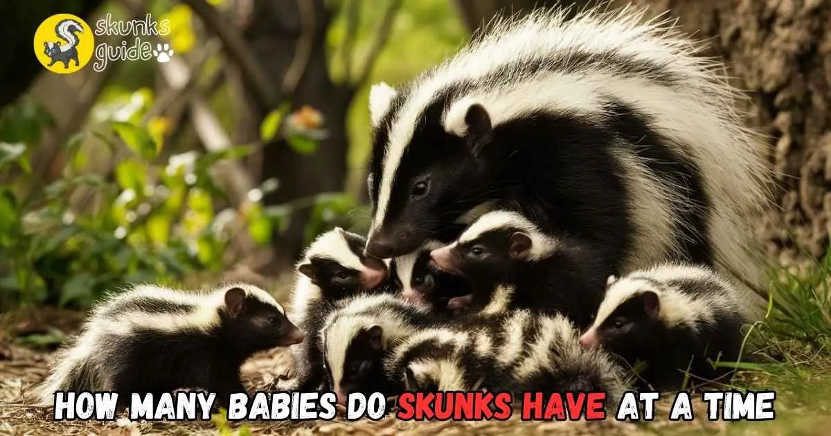 How Many Babies Do Skunks Have at a Time