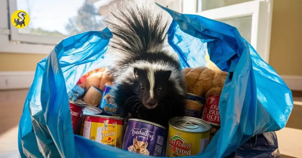 Preventing Skunks From Eating Cat Food