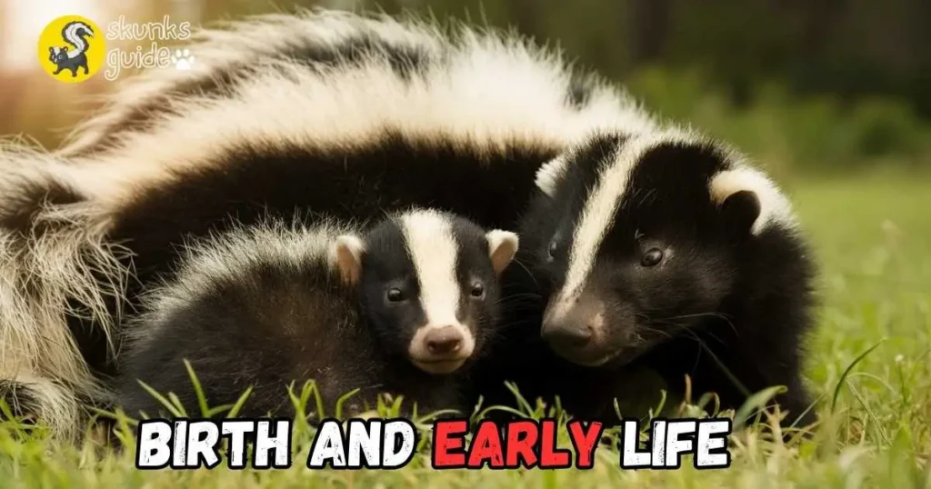 Skunk Birth And Early Life