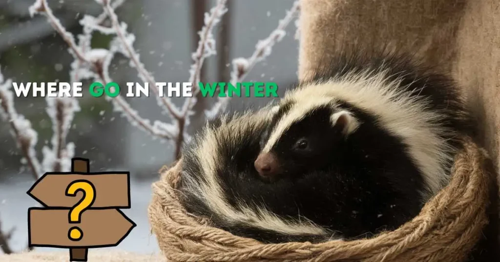 Skunks Go in the Winter