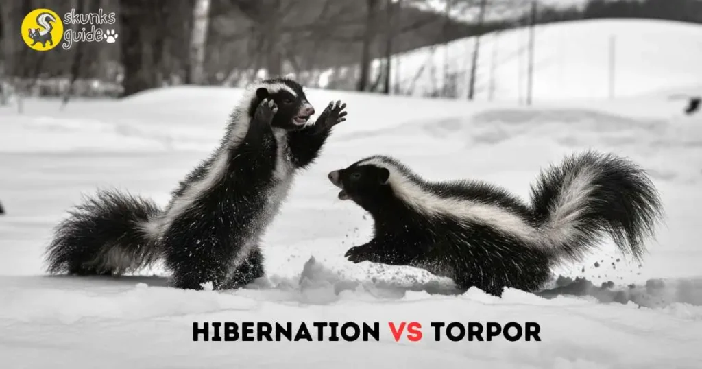 Skunks Hibernation Vs Torpor