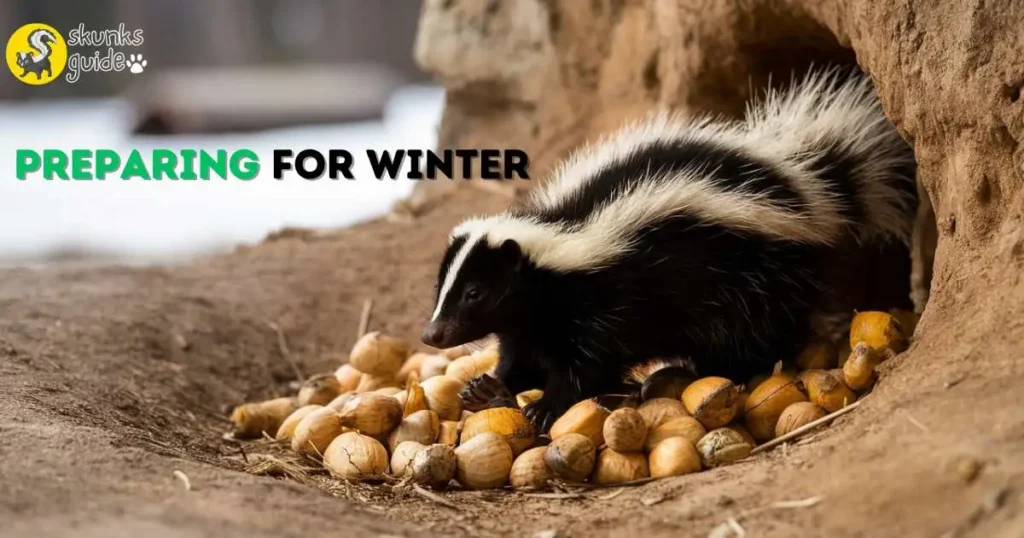 Skunks Preparing for Winter