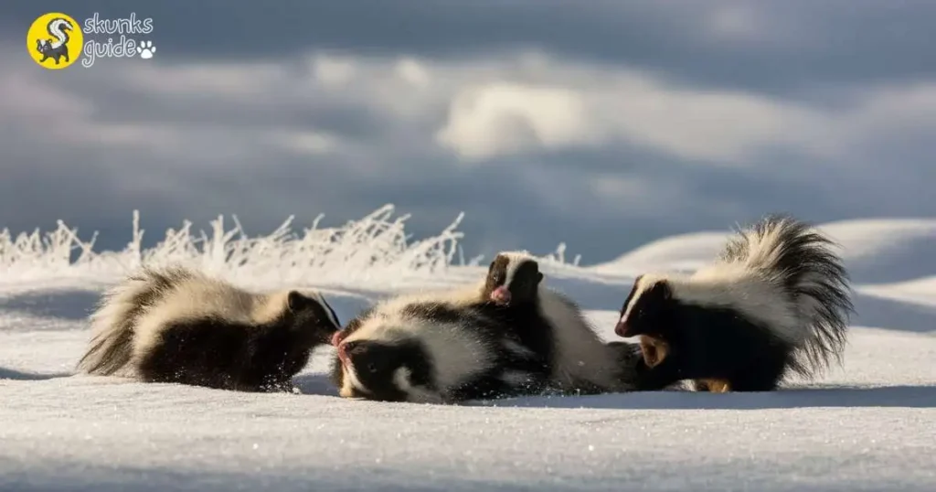 Skunks Reproduction And Winter