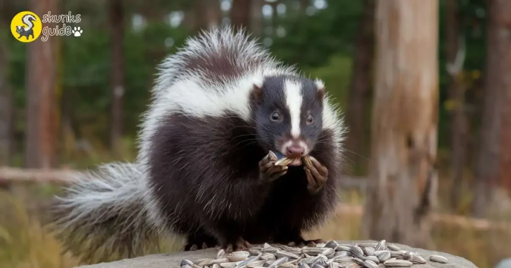 Sunflower Seeds And Skunks