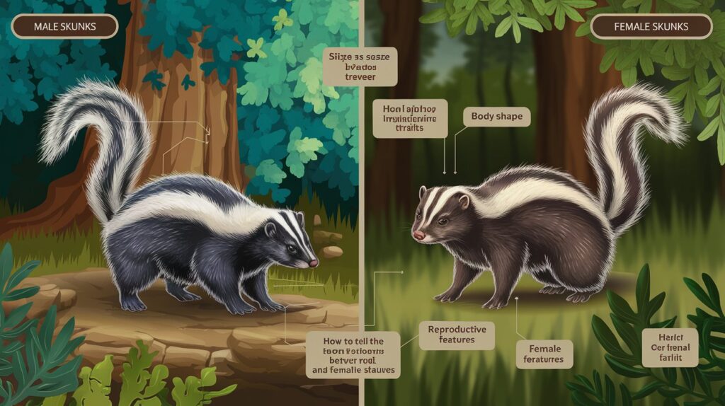 How to Tell the Difference Between Male and Female Skunks