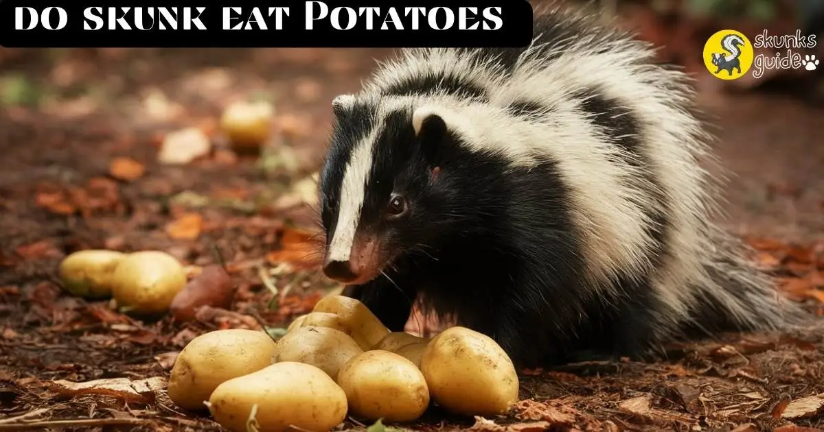 do skunk eat Potatoes