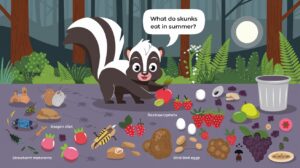 What Do Skunks Eat in Summer?