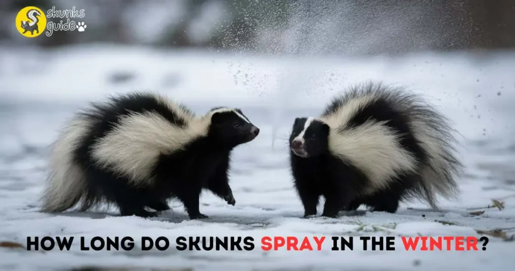 How Long Do Skunks Spray in the Winter