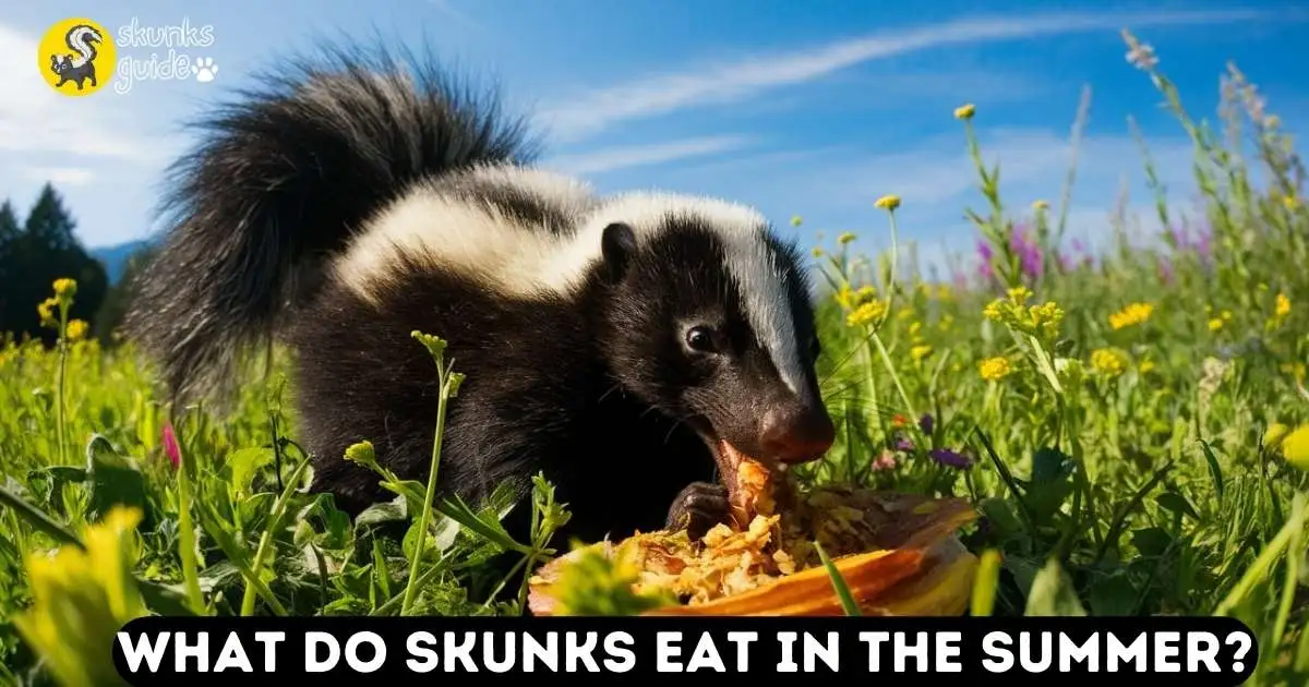 What Do Skunks Eat in the Summer