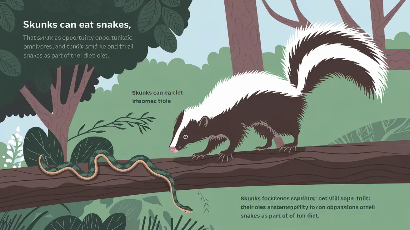 Can Skunks Eat Snakes