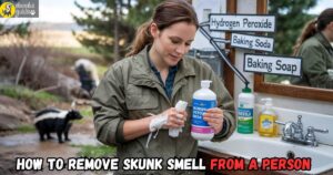How to Remove Skunk Smell from a Person
