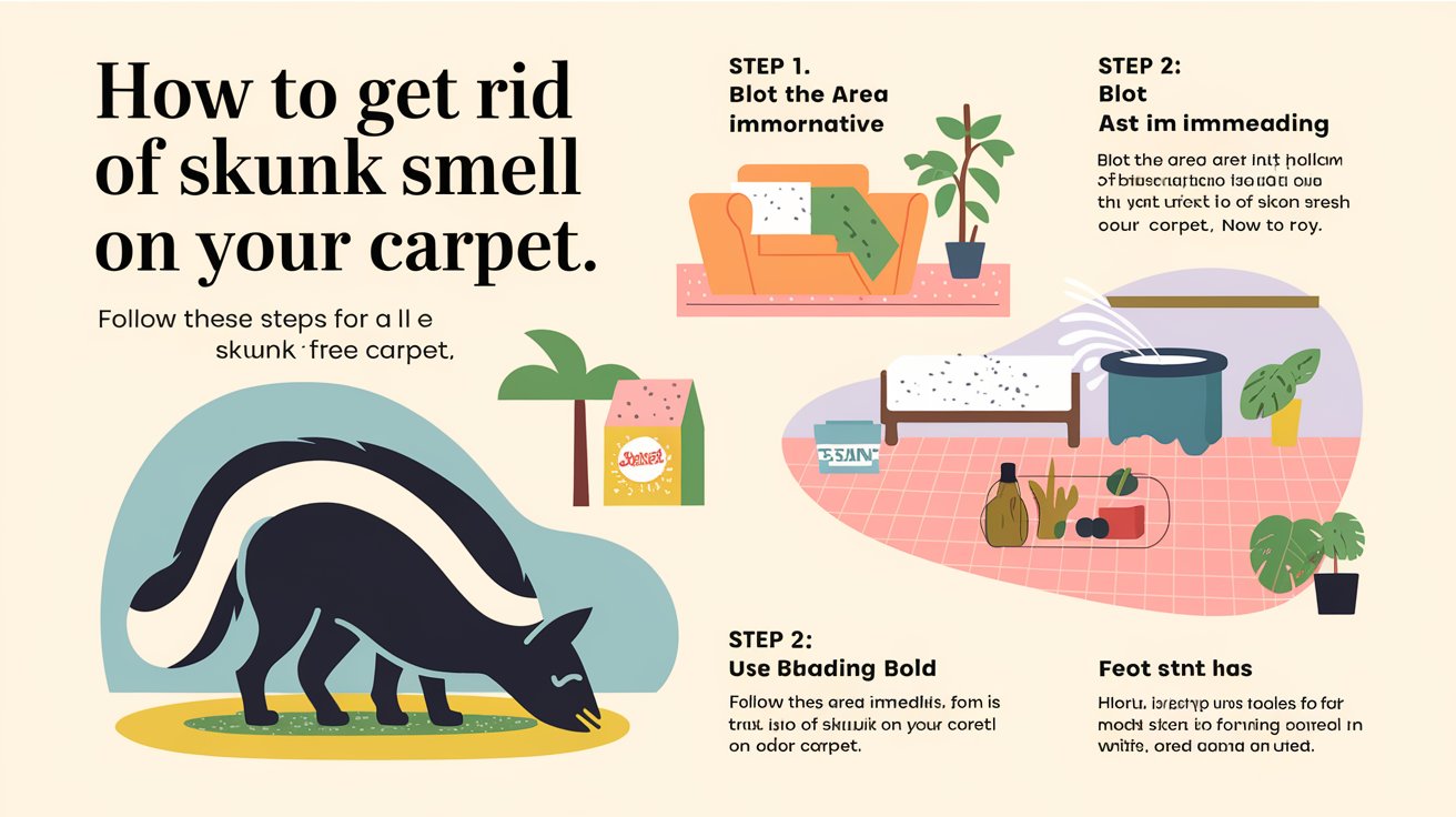 How to Get Rid of Skunk Smell on Your Carpet