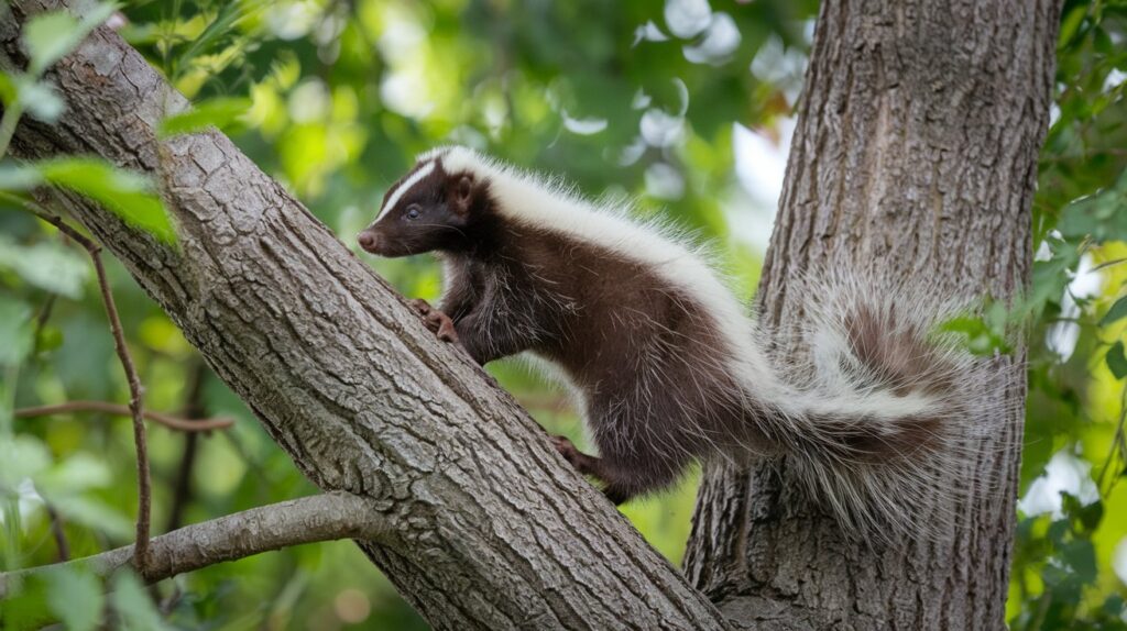 Can Skunks Climb Trees, Walls, and Fences?