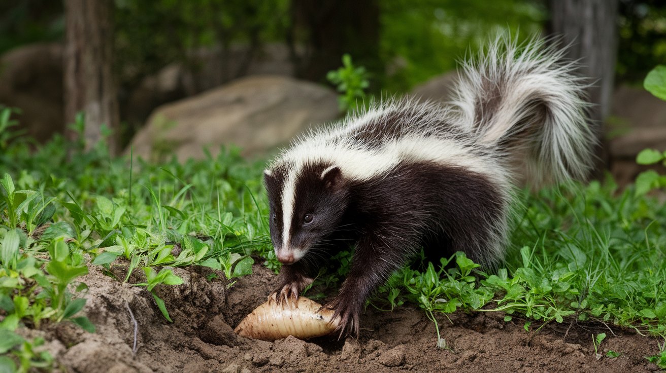 Do Skunks Eat Grubs