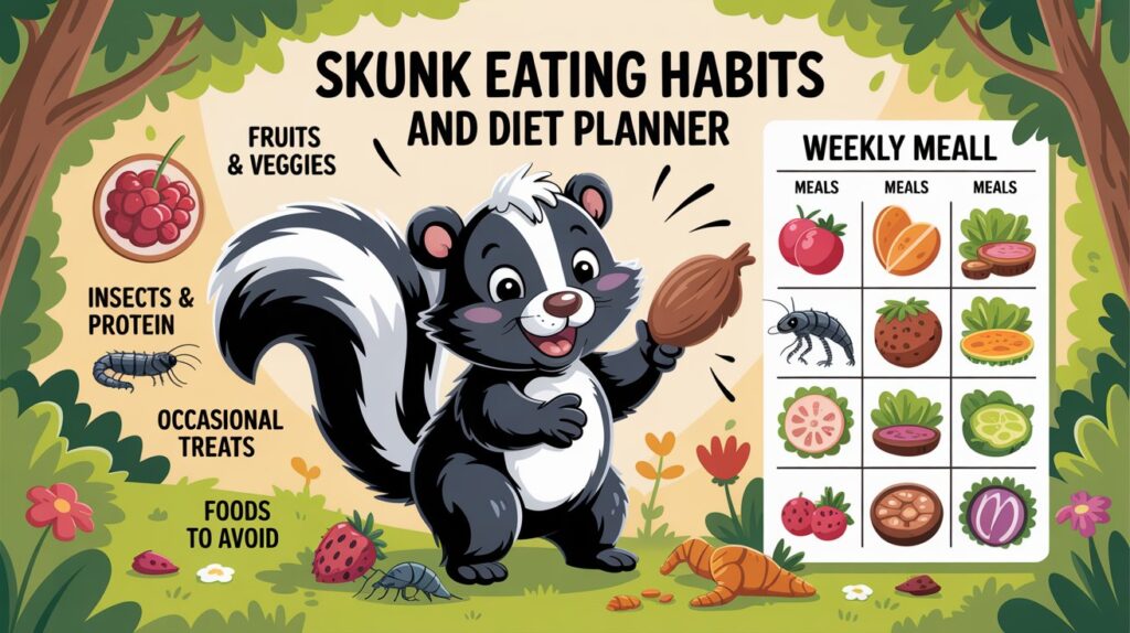What Skunks Eat in the Wild