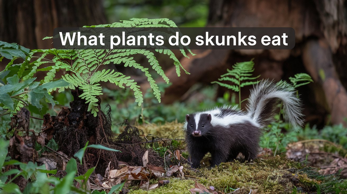 What Plants Do Skunks Eat