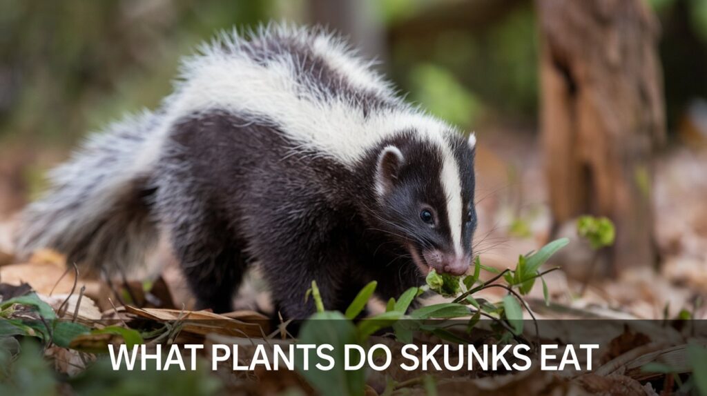 What Plants Do Skunks Eat